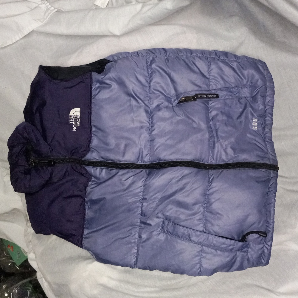 Used the north face, children's  large goose down vest